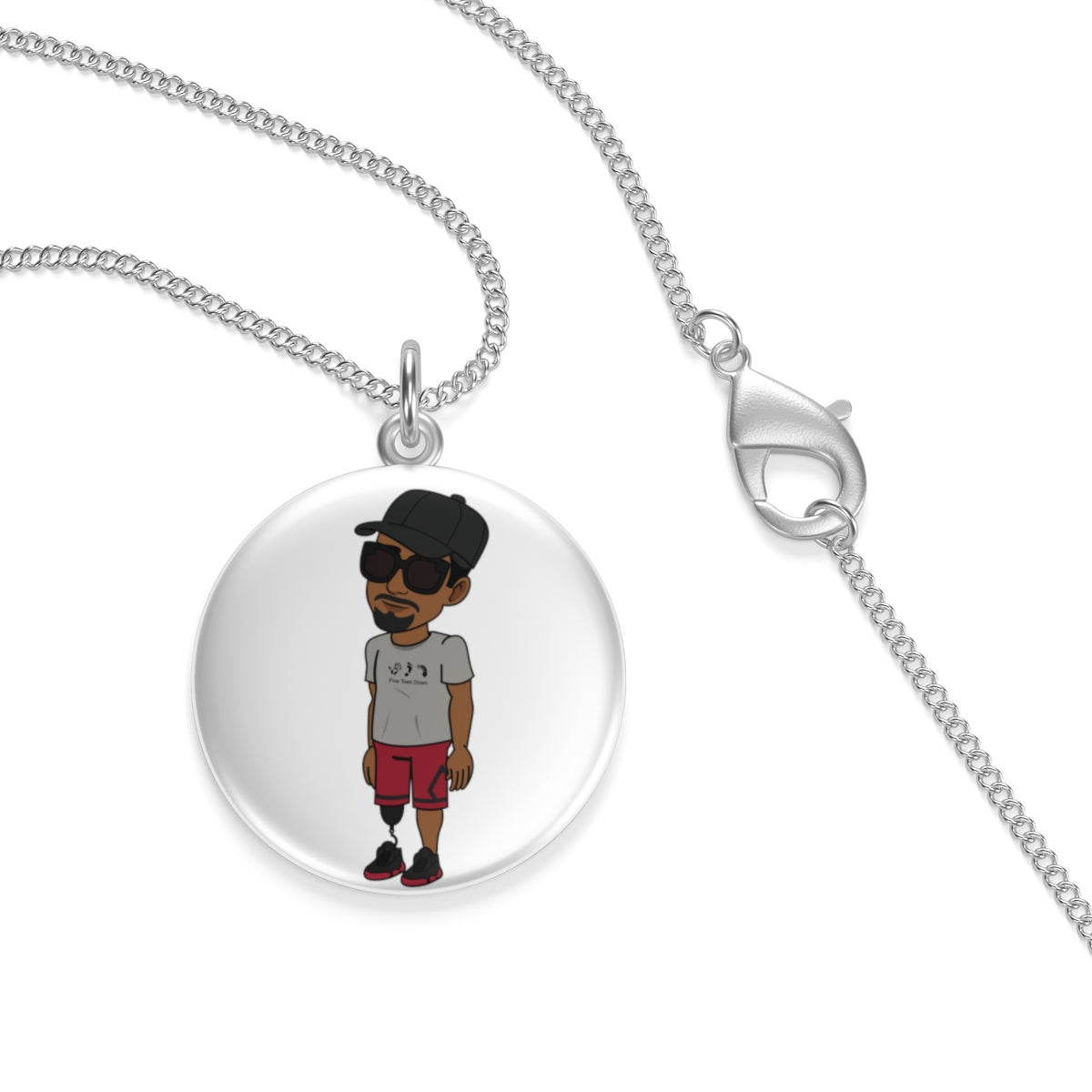 Five Toes Down Henry Single Loop Necklace