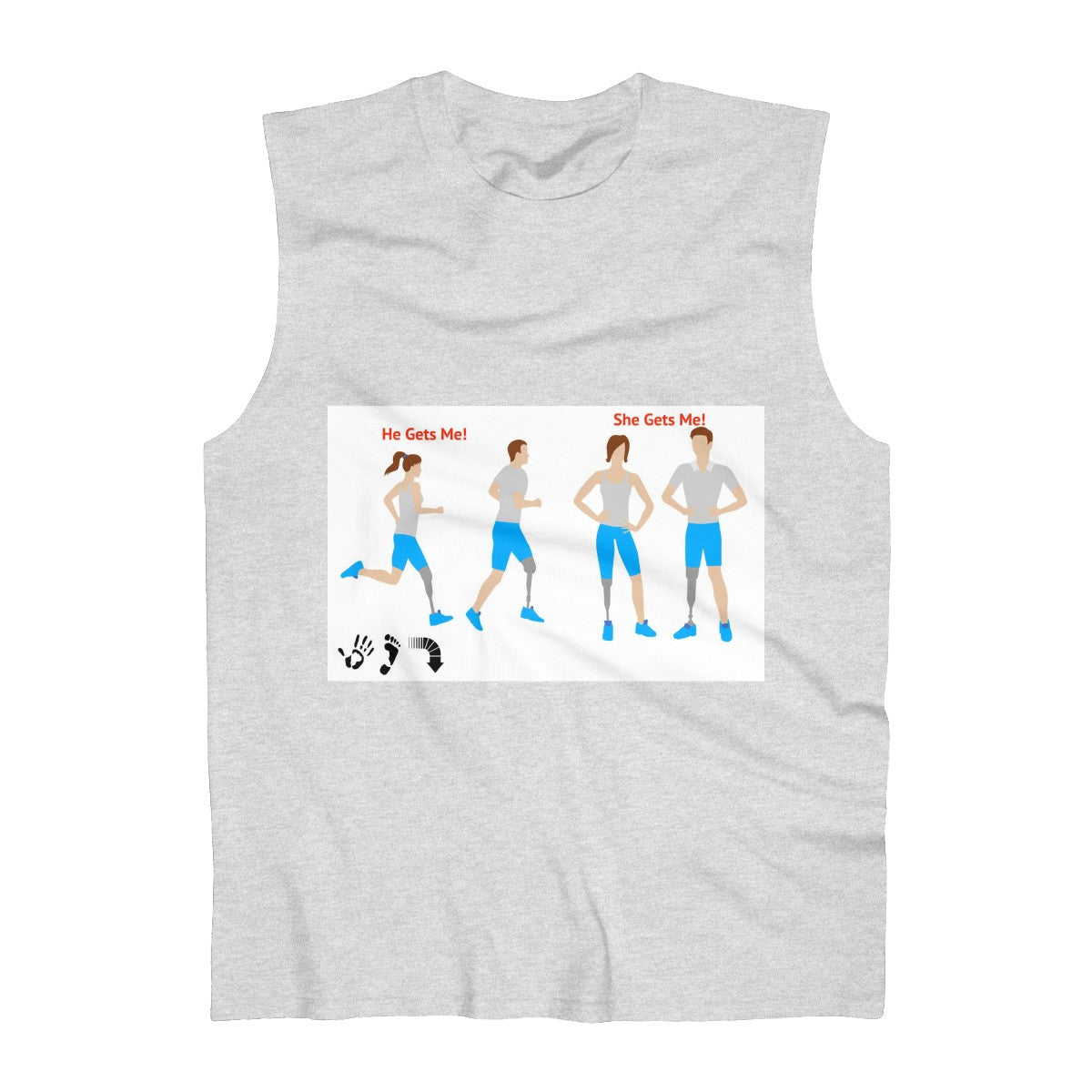 Five Toes Down Couple Sleeveless Tank