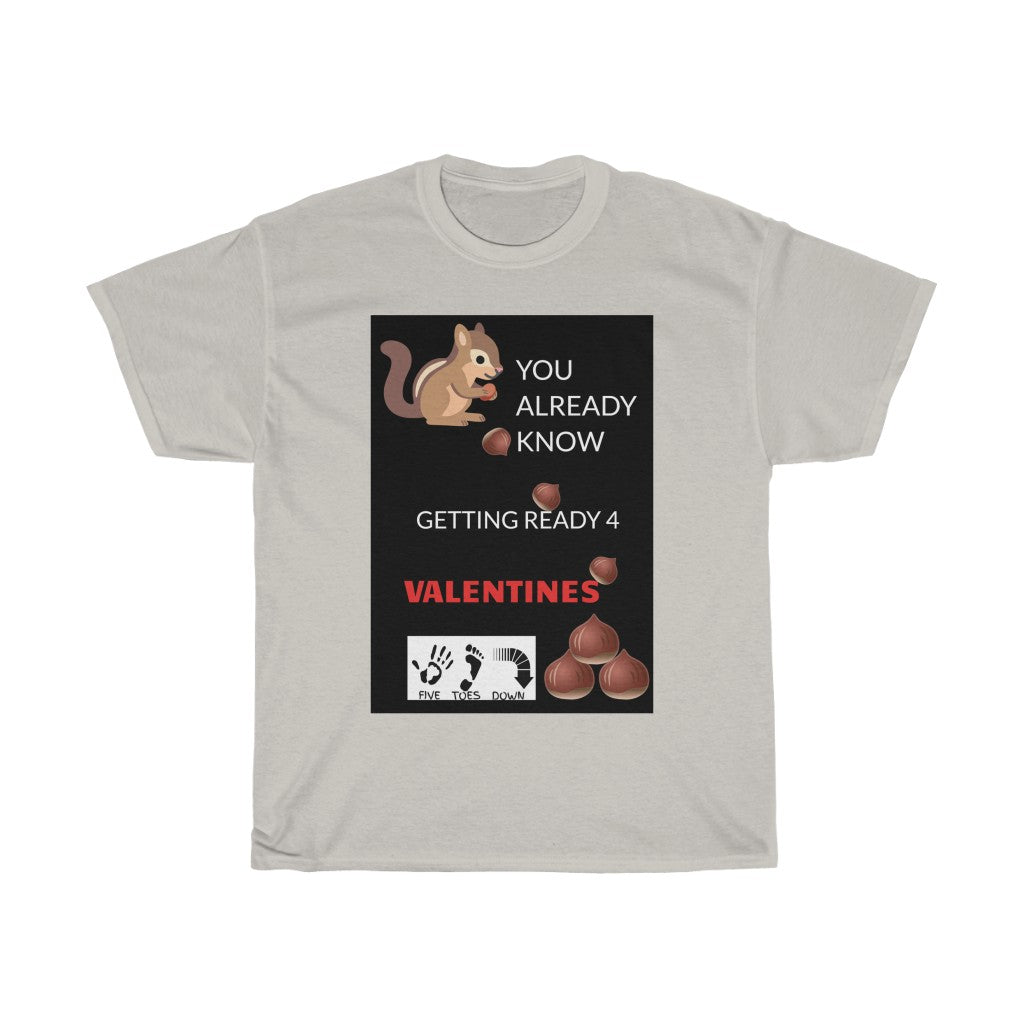 Five Toes Down Squirrel Unisex Tee