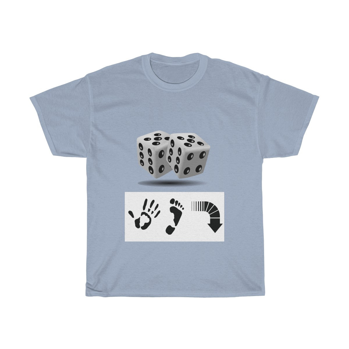 Five Toes Down Dice Unisex Tee