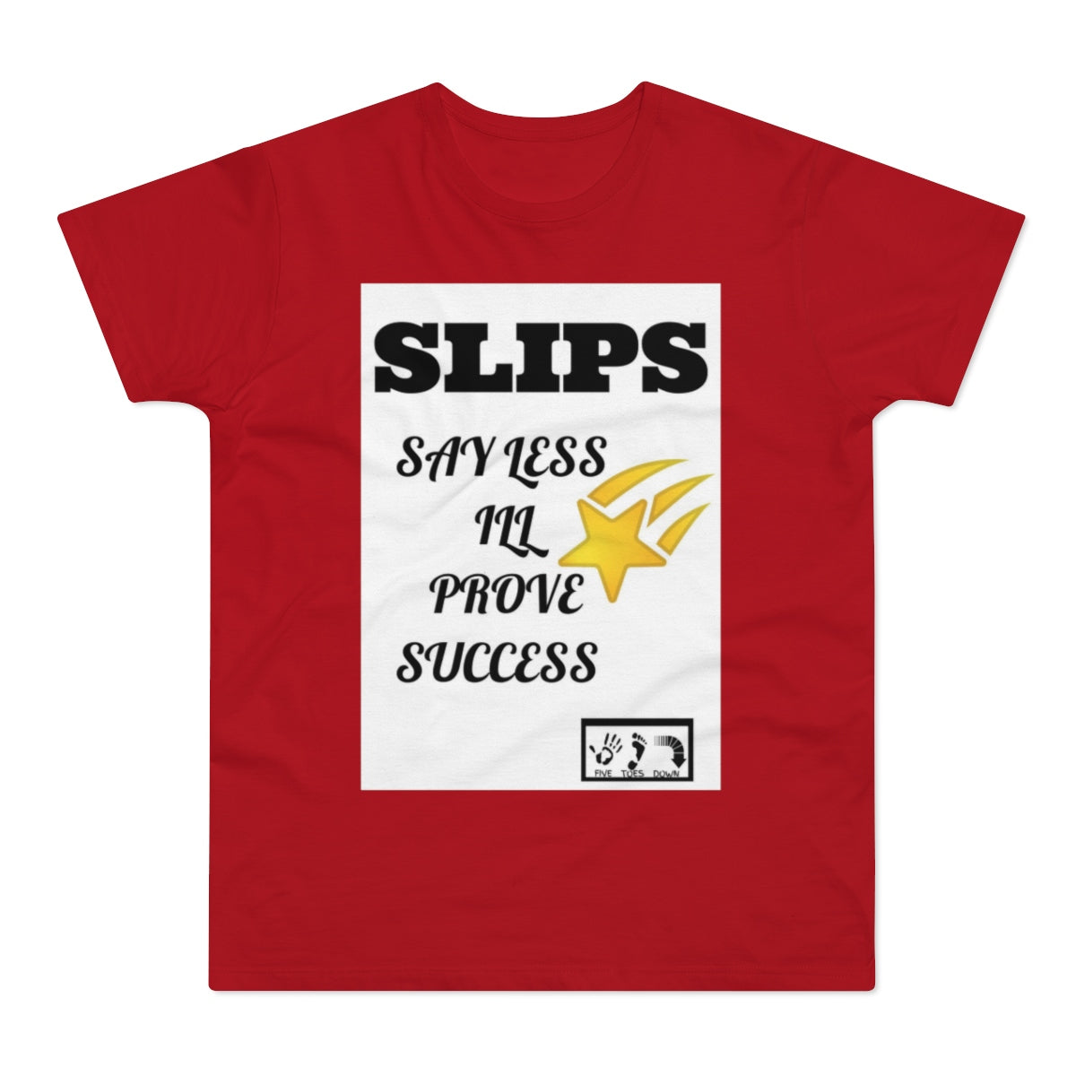 Five Toes Down Single Jersey Men's T-shirt SLIPS
