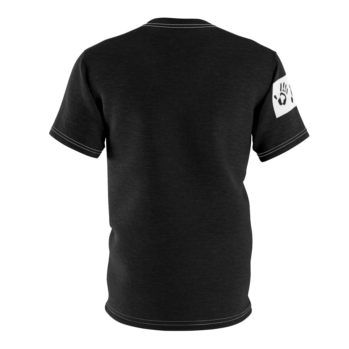 Five Toes Down Henry Unisex Cut & Sew Tee Blk
