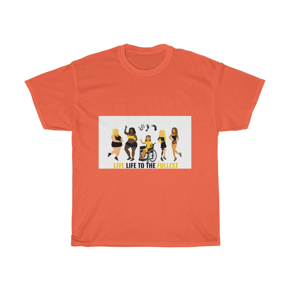 Five Toes Down Live Life Unisex Tee