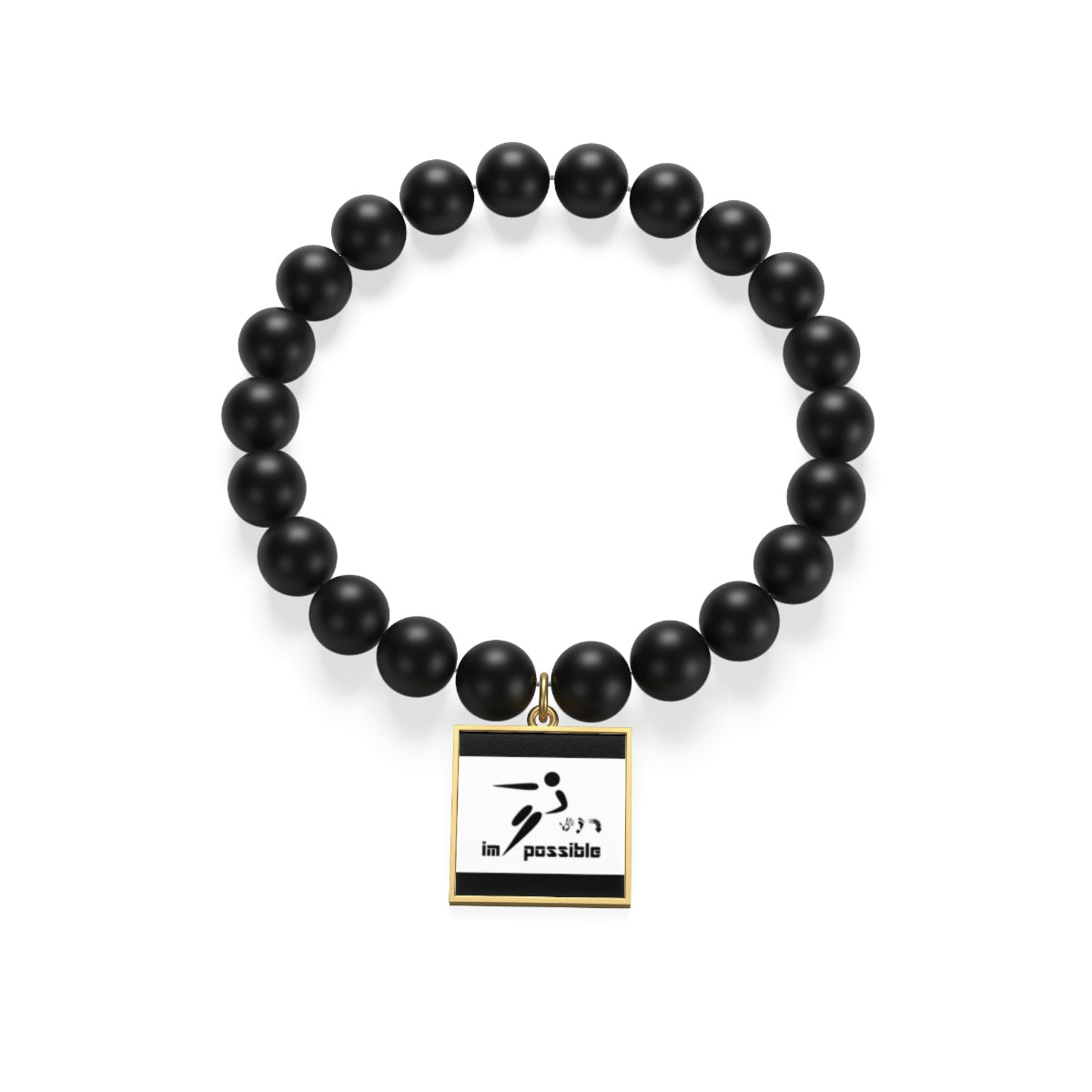 Five Toes Down Possible Matte Onyx Bracelet