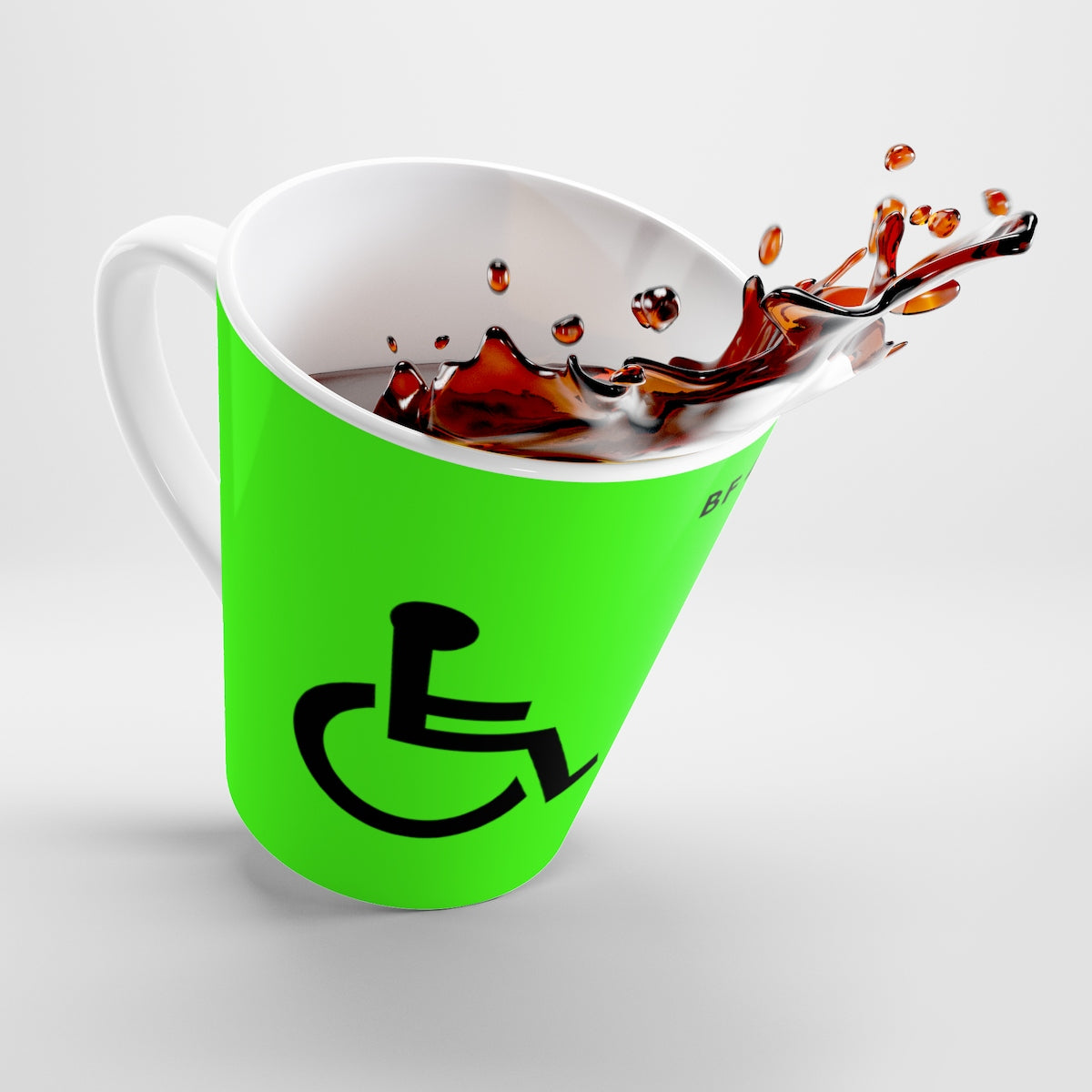Five Toes Down BF Latte mug
