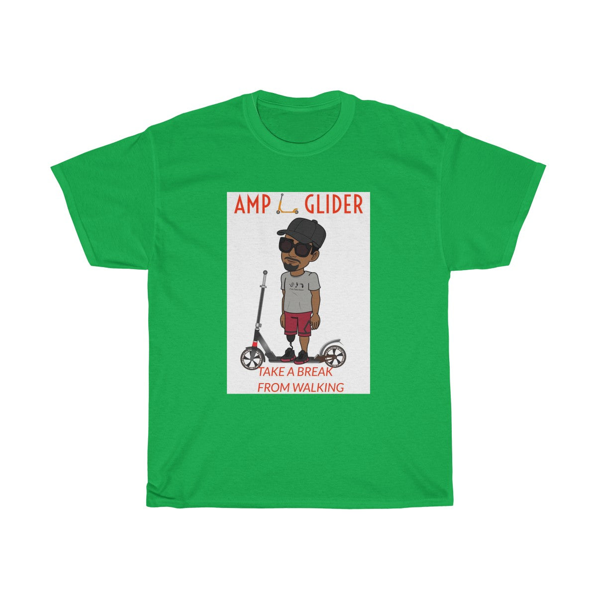 Five Toes Down Amp Glider Unisex Tee