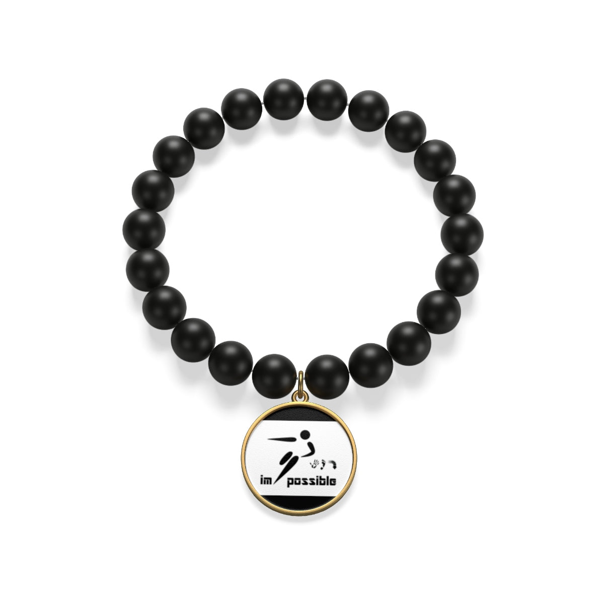 Five Toes Down Possible Matte Onyx Bracelet
