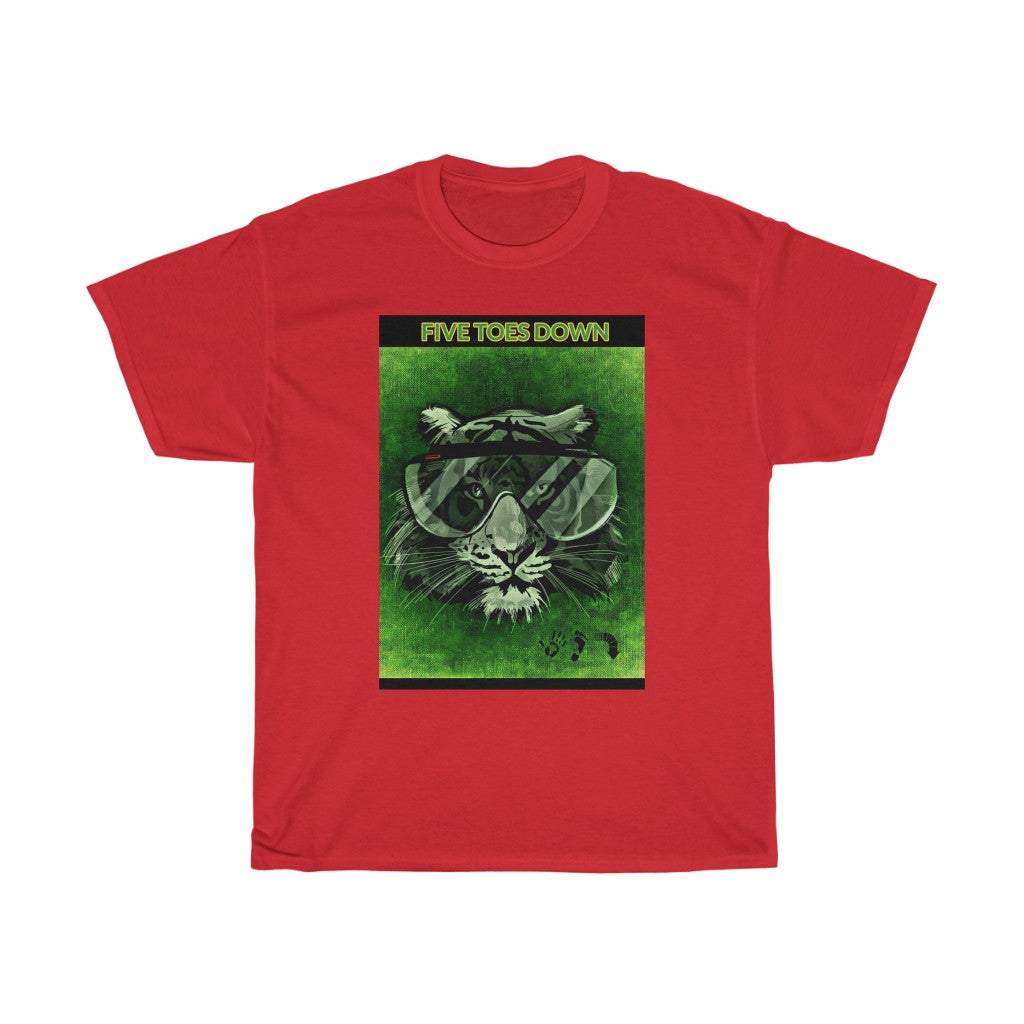 Five Toes Down Tiger Unisex Tee