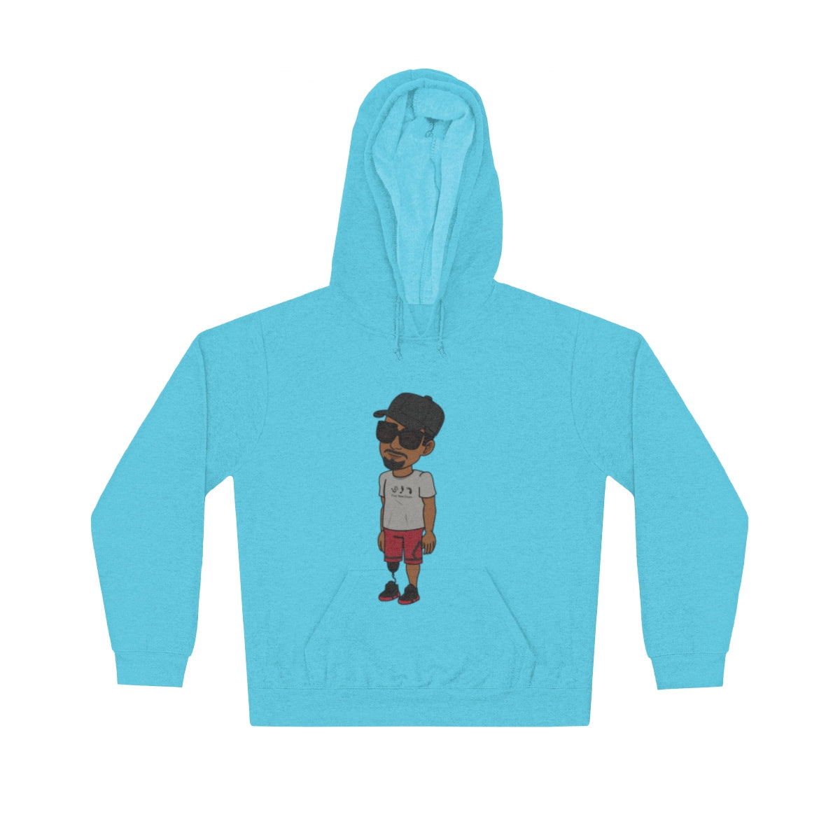 Five Toes Down Henry Amputee Unisex Lightweight Hoodie