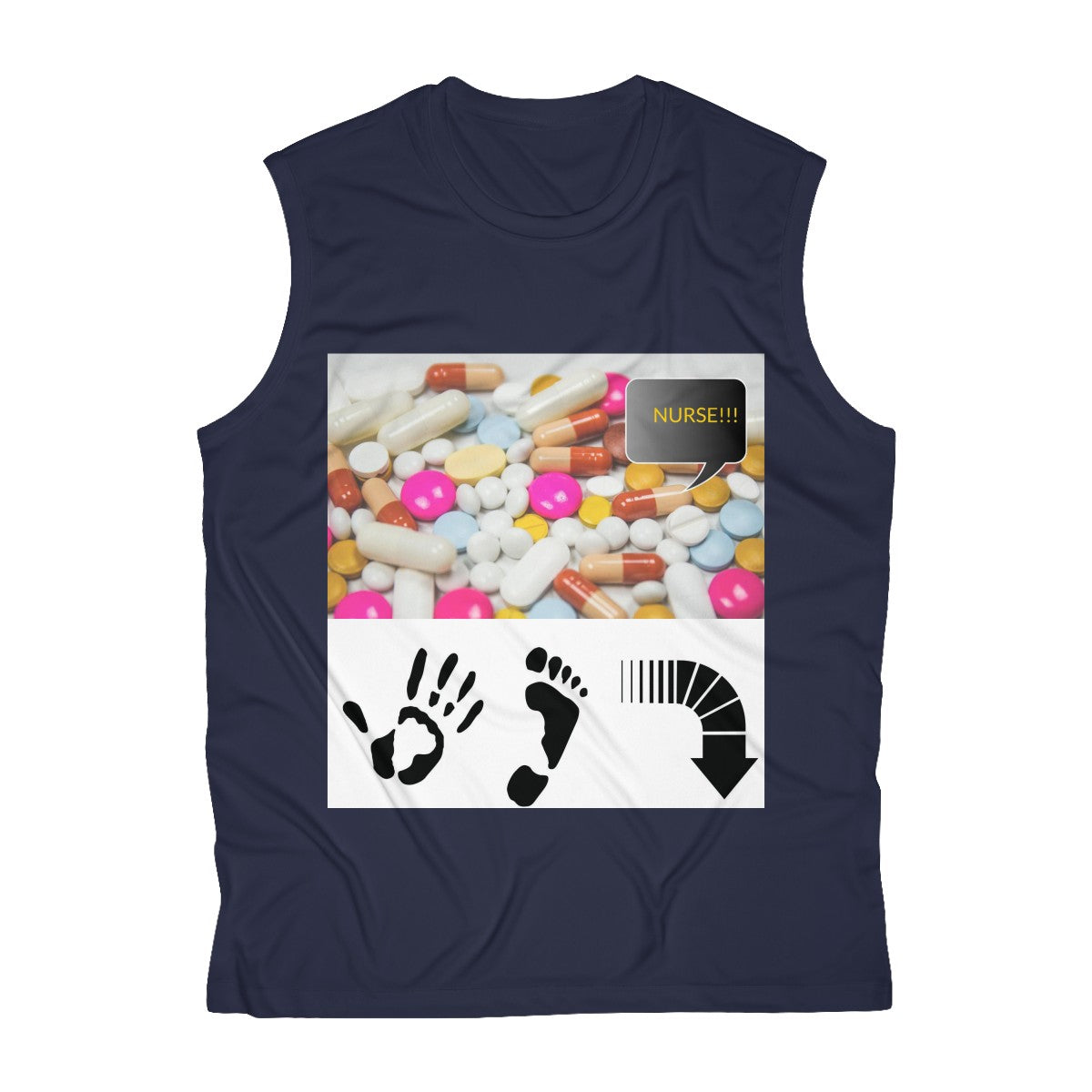 Five Toes Down Nurse Performance Tee