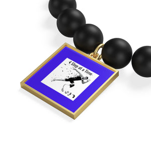 Five Toes Down 1 Step Matte Onyx Bracelet