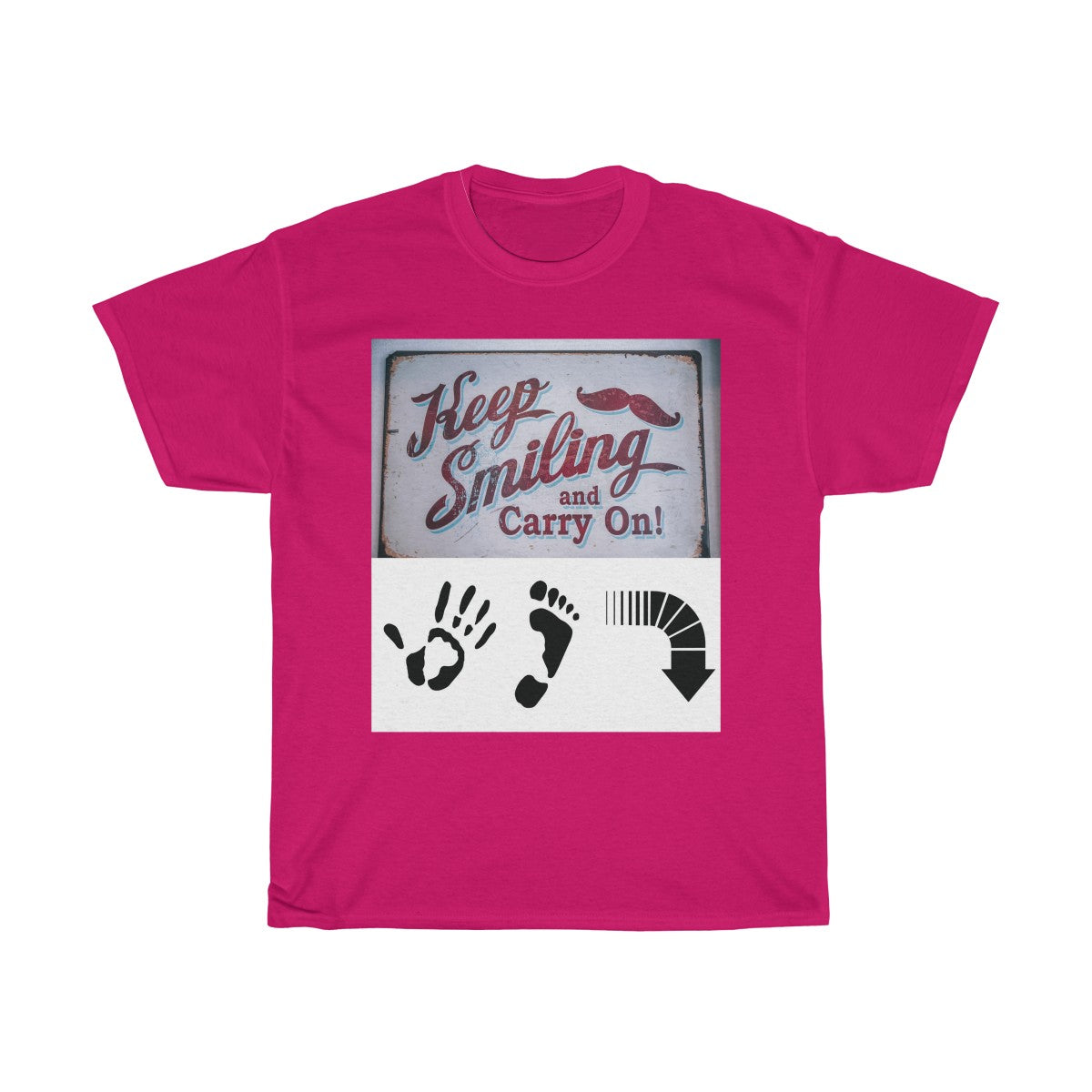 Five Toes Down Keep Smiling Unisex Tee