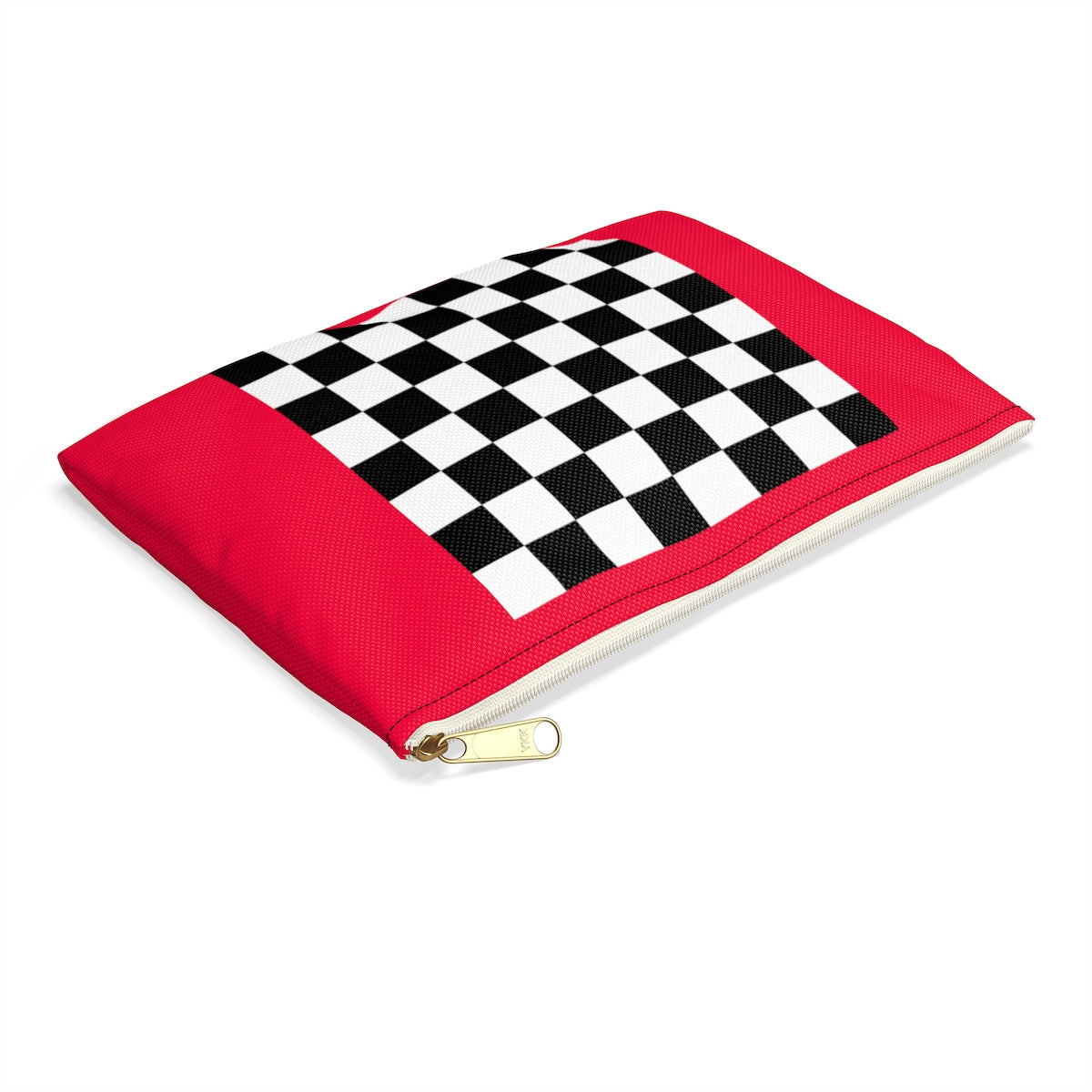 Five Toes Down Red Accessory Pouch