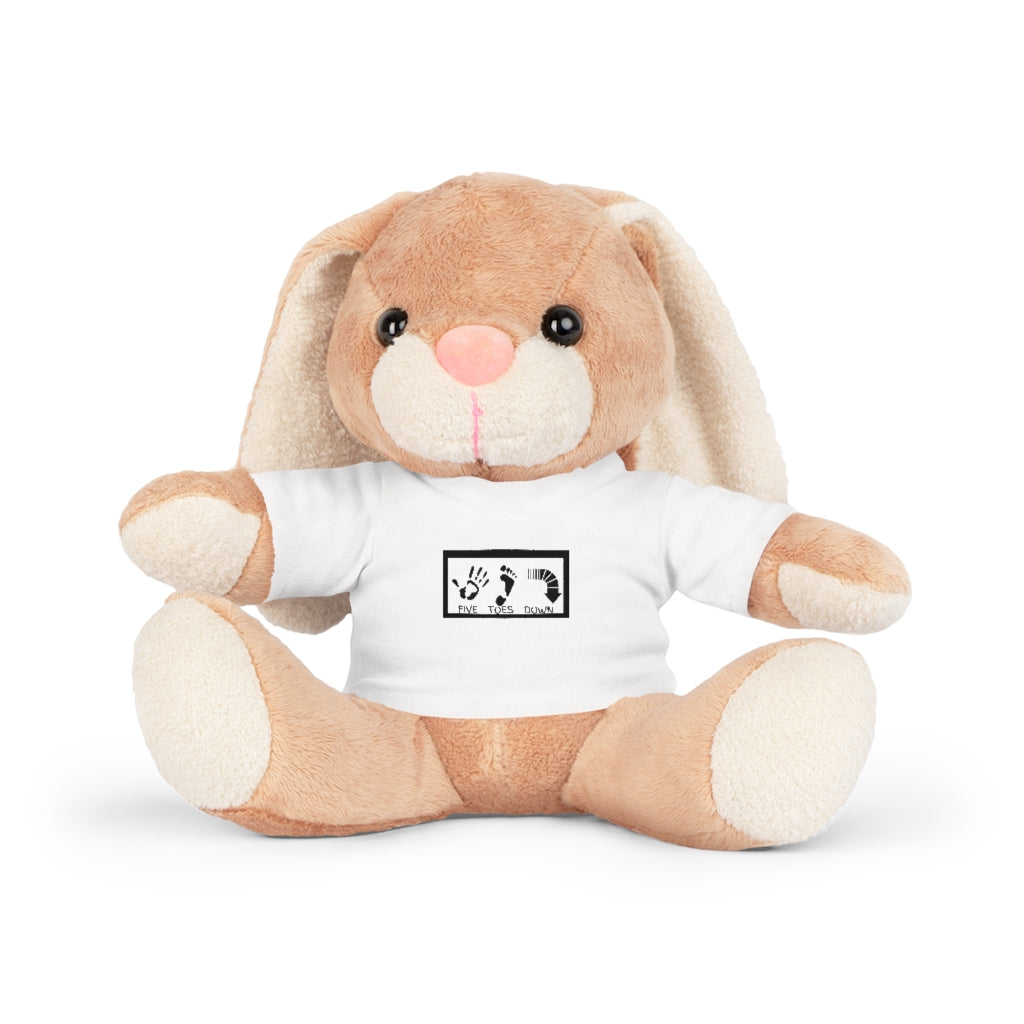 Five Toes Down Plush Toy with T-Shirt