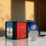 Five Toes Down Inspiration Personalized Lamp Blk