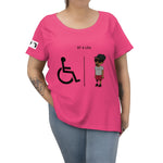 Five Toes Down Best Friend Women's Curvy Tee