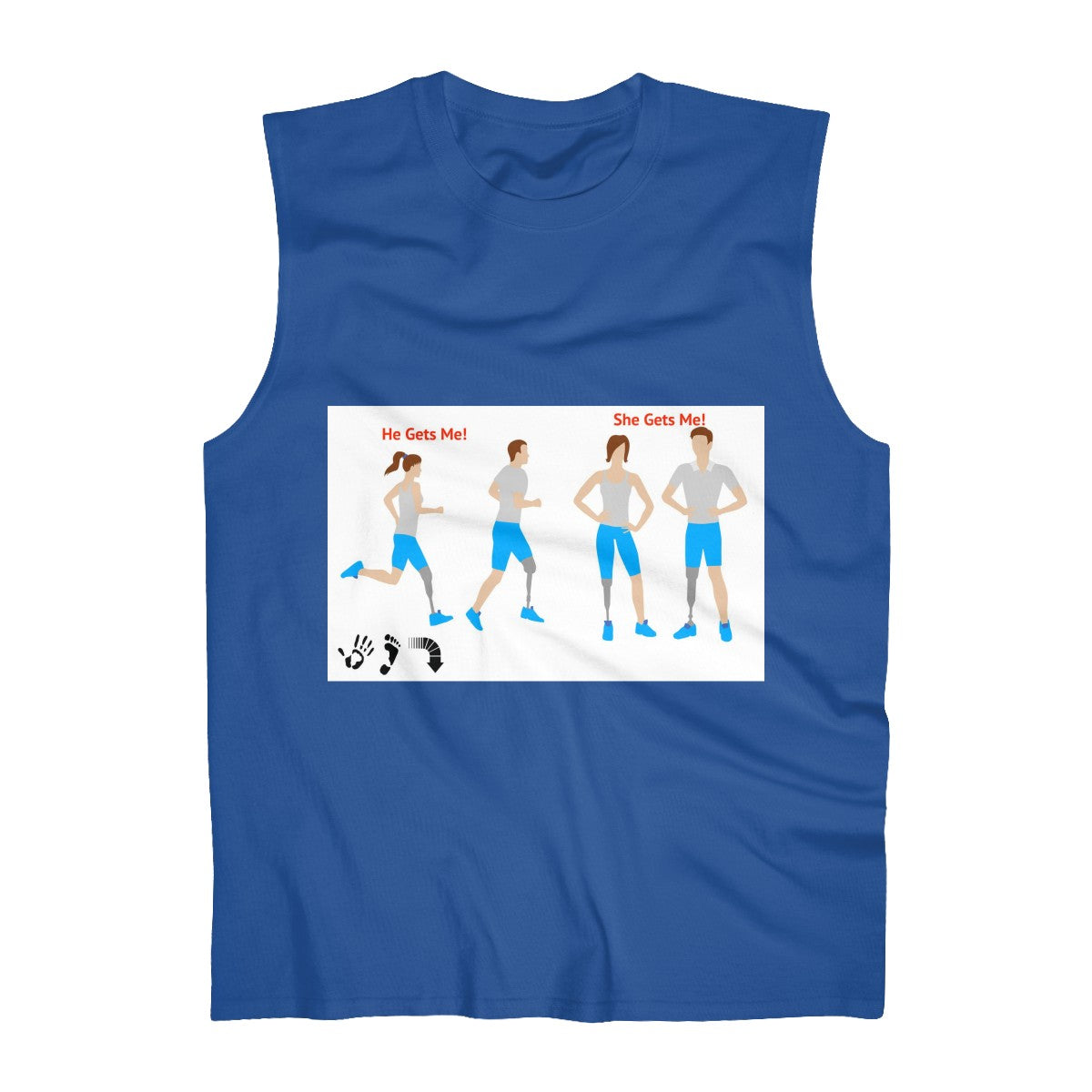 Five Toes Down Couple Sleeveless Tank