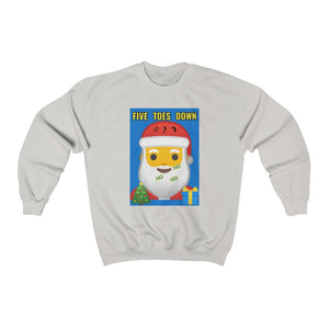 Five Toes Down Santa Christmas Unisex Heavy Blend Sweatshirt