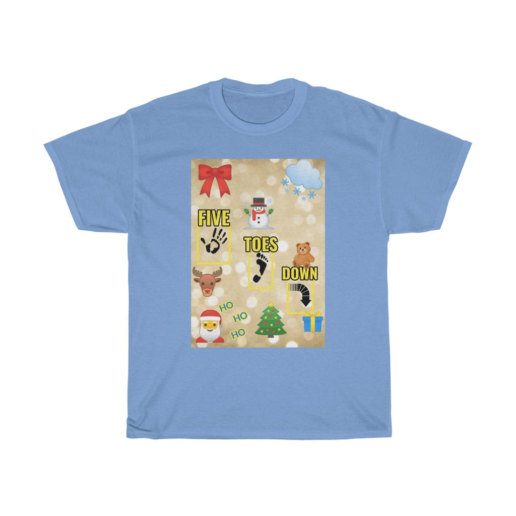 Five Toes Down Logo Christmas Unisex Tee.2