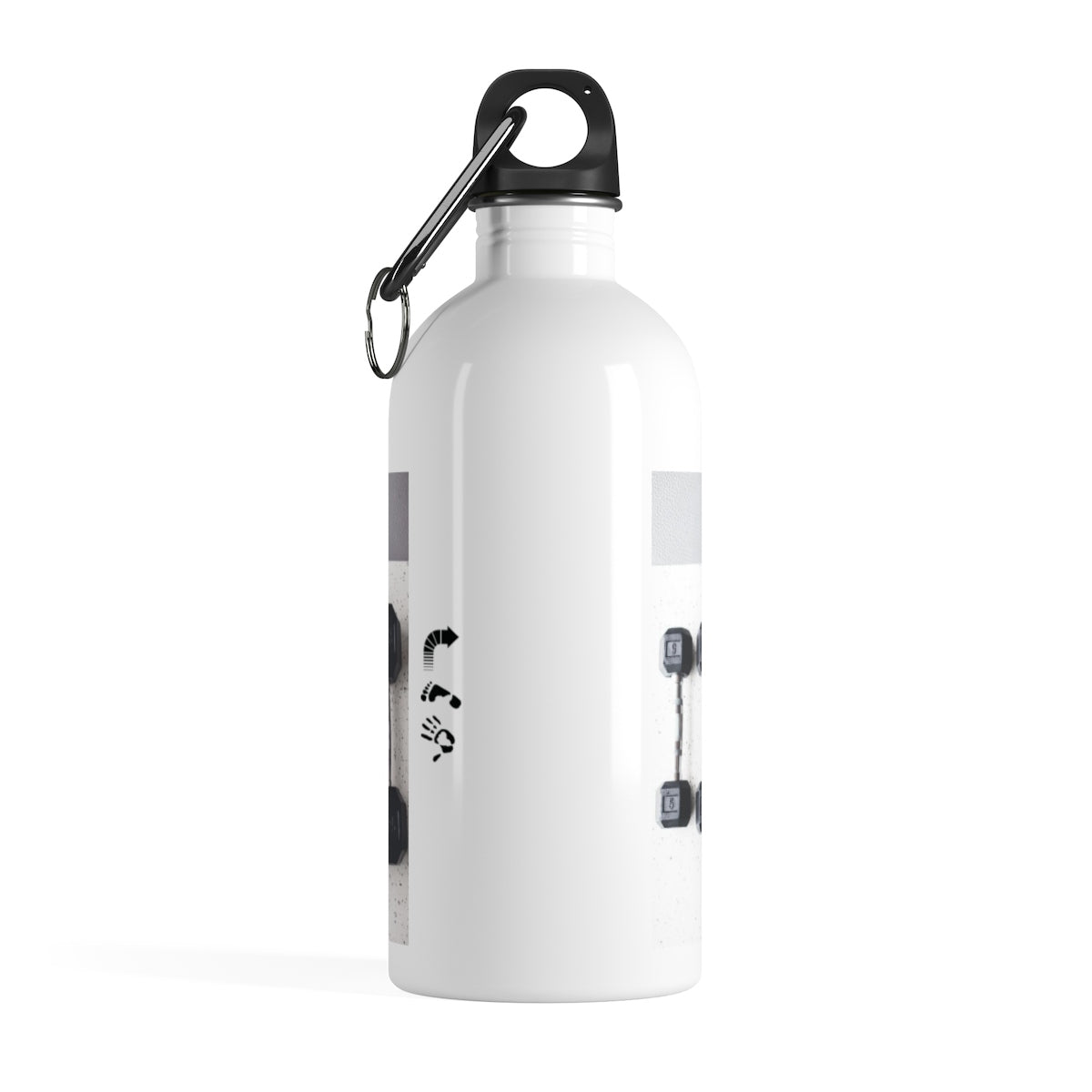 Five Toes Down Weights Stainless Steel Water Bottle