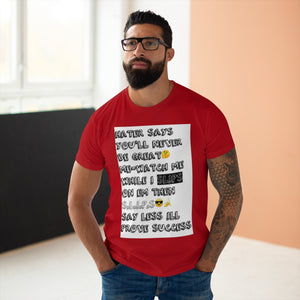 Five Toes Down Single Jersey Men's T-shirt Hater Says
