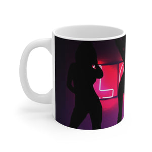Five Toes Down Adult White Ceramic Mug