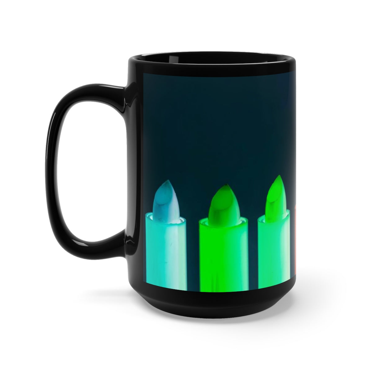 Five Toes Down Lipstick Black Mug 15oz