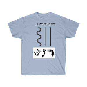 Five Toes Down Roads Unisex Tee
