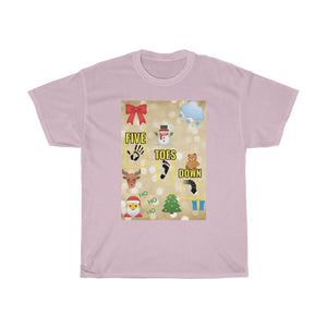 Five Toes Down Logo Christmas Unisex Tee.2