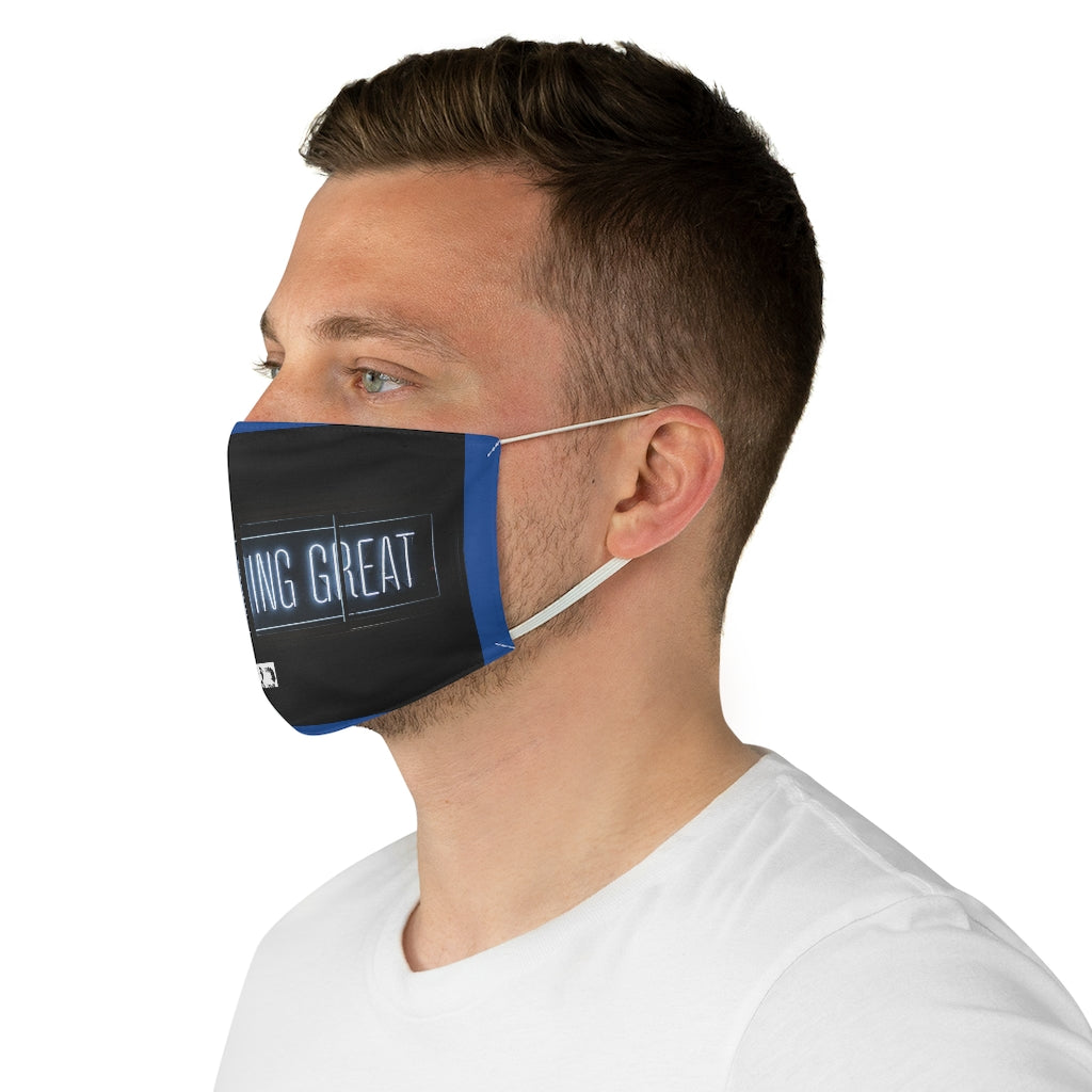 Five Toes Down Do Something Fabric Face Mask