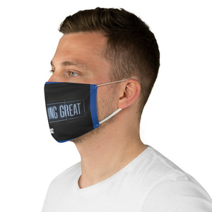 Five Toes Down Do Something Fabric Face Mask