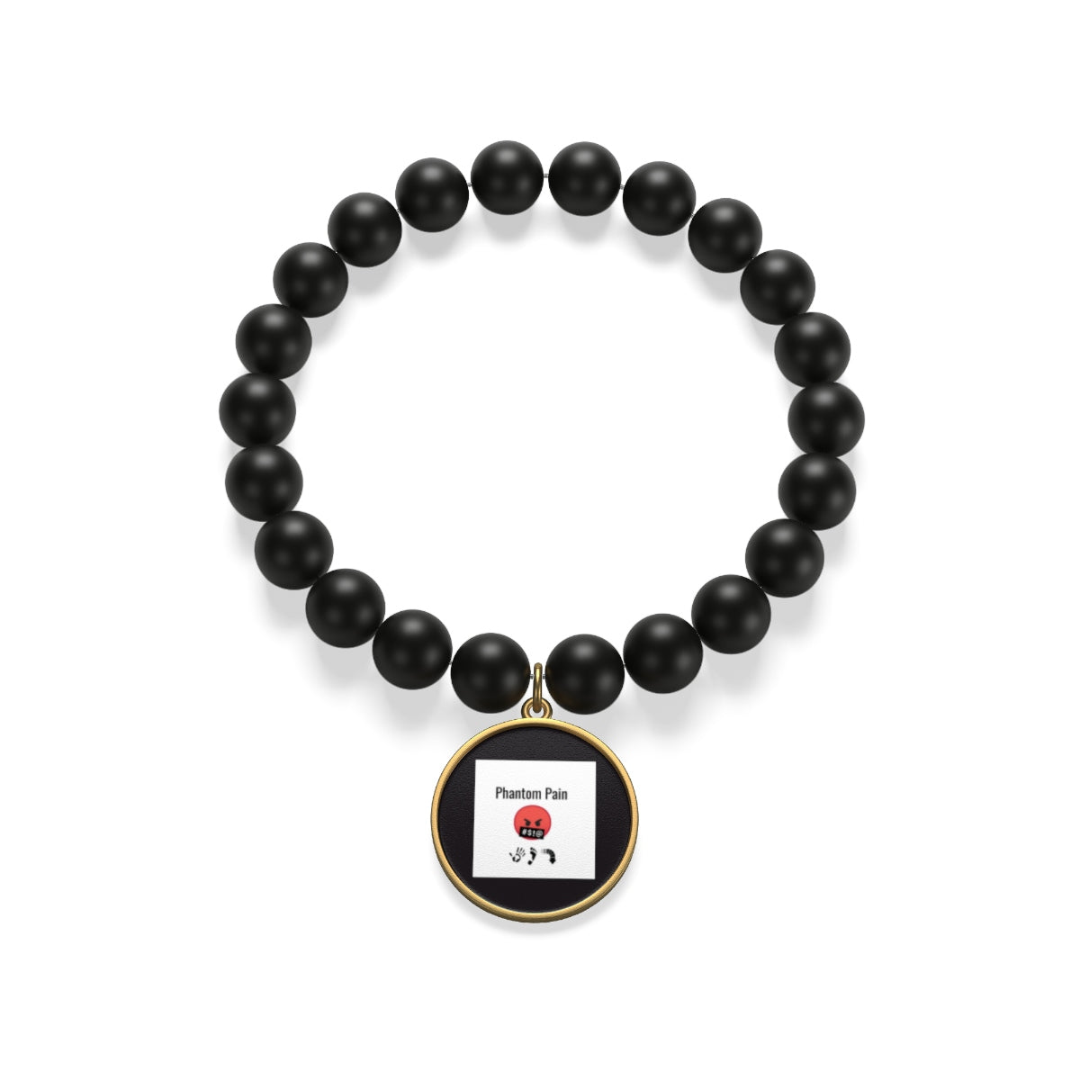Five Toes Down Phantom Matte Onyx Bracelet