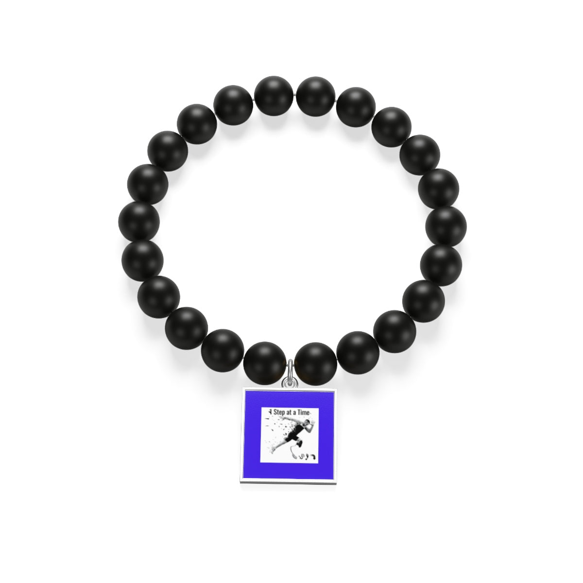 Five Toes Down 1 Step Matte Onyx Bracelet