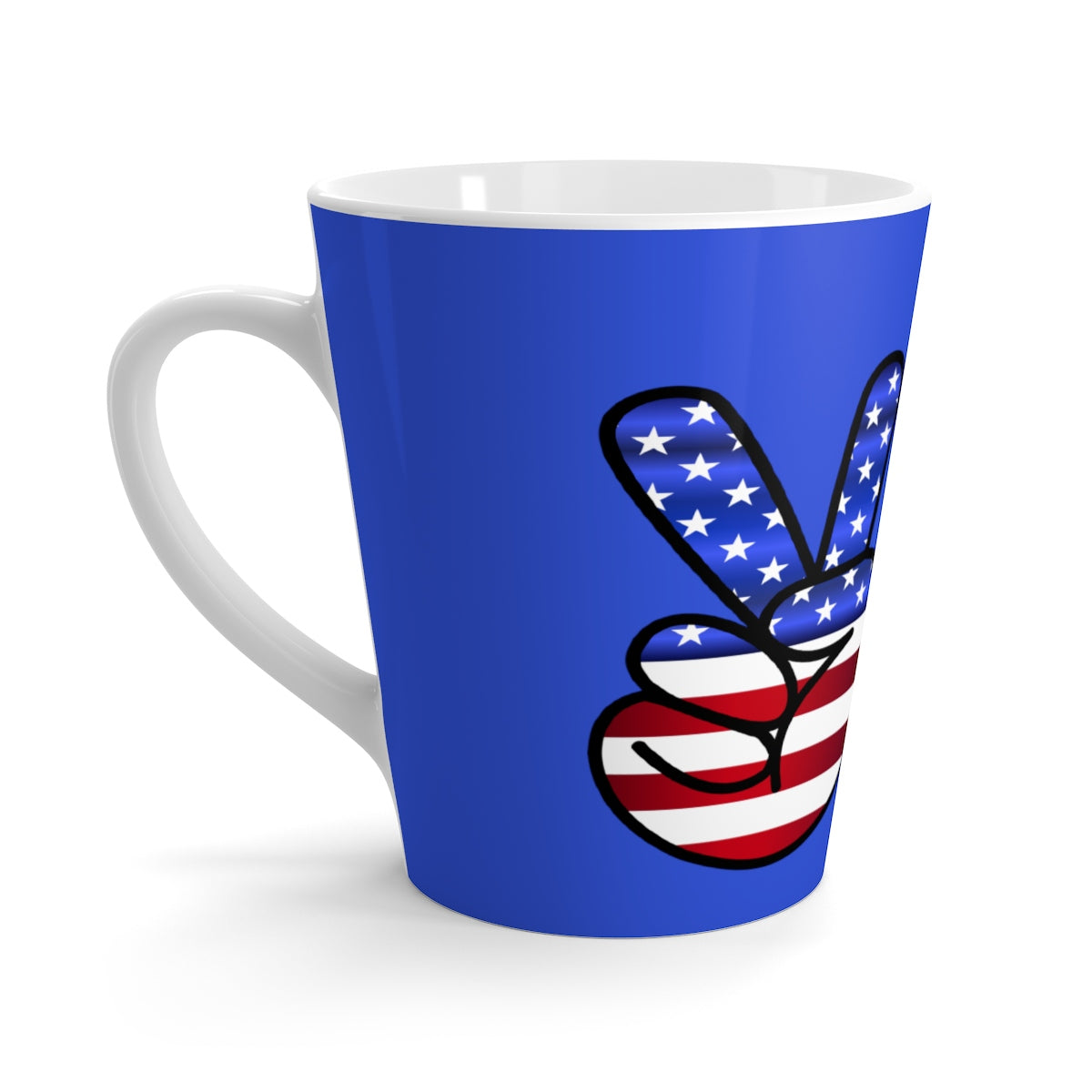 Five Toes Down Peace Latte mug