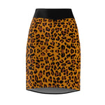 Five Toes Down Cheetah Print Women's Pencil Skirt