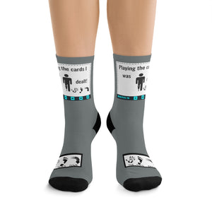 Five Toes Down My Card Socks