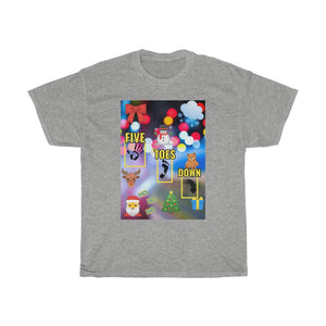 Five Toes Down Logo Christmas Unisex Tee