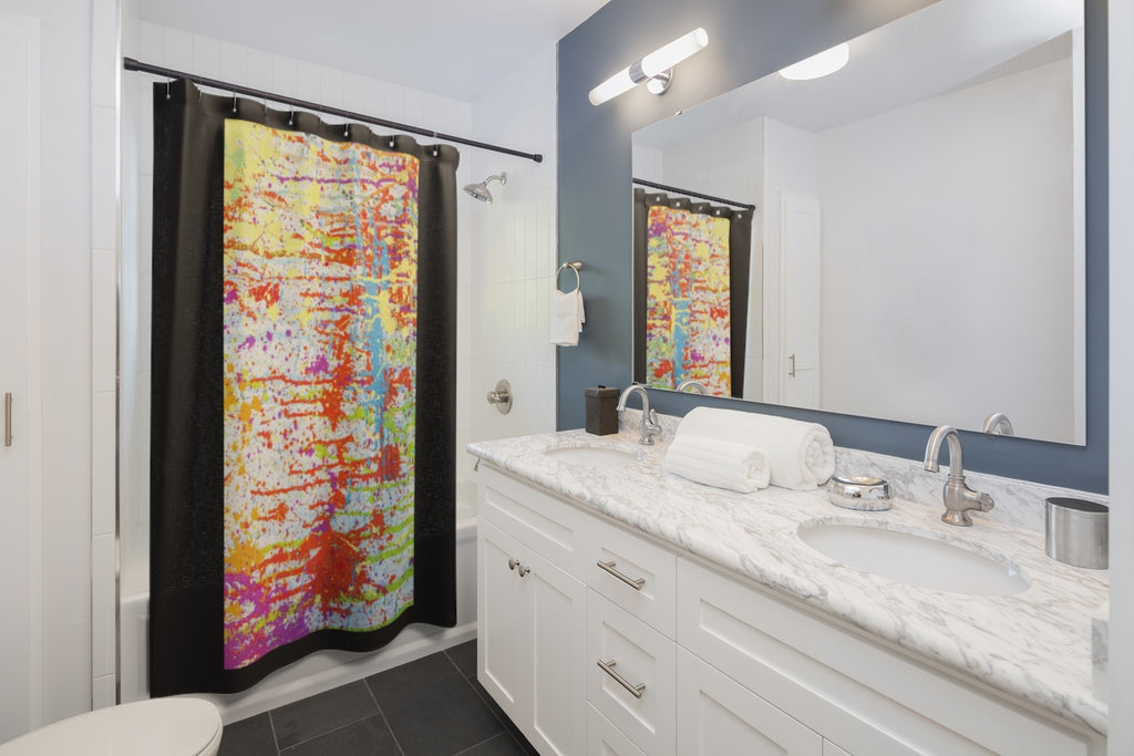 Five Toes Down Drip Shower Curtains