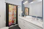 Five Toes Down Drip Shower Curtains