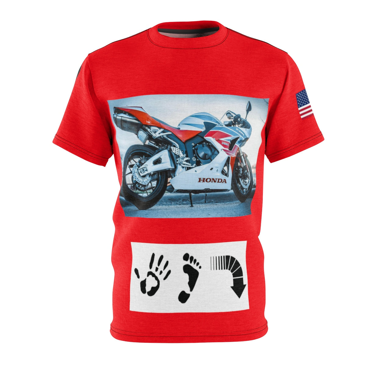 Five Toes Down 10/30 Unisex Cut & Sew Tee