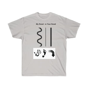 Five Toes Down Roads Unisex Tee
