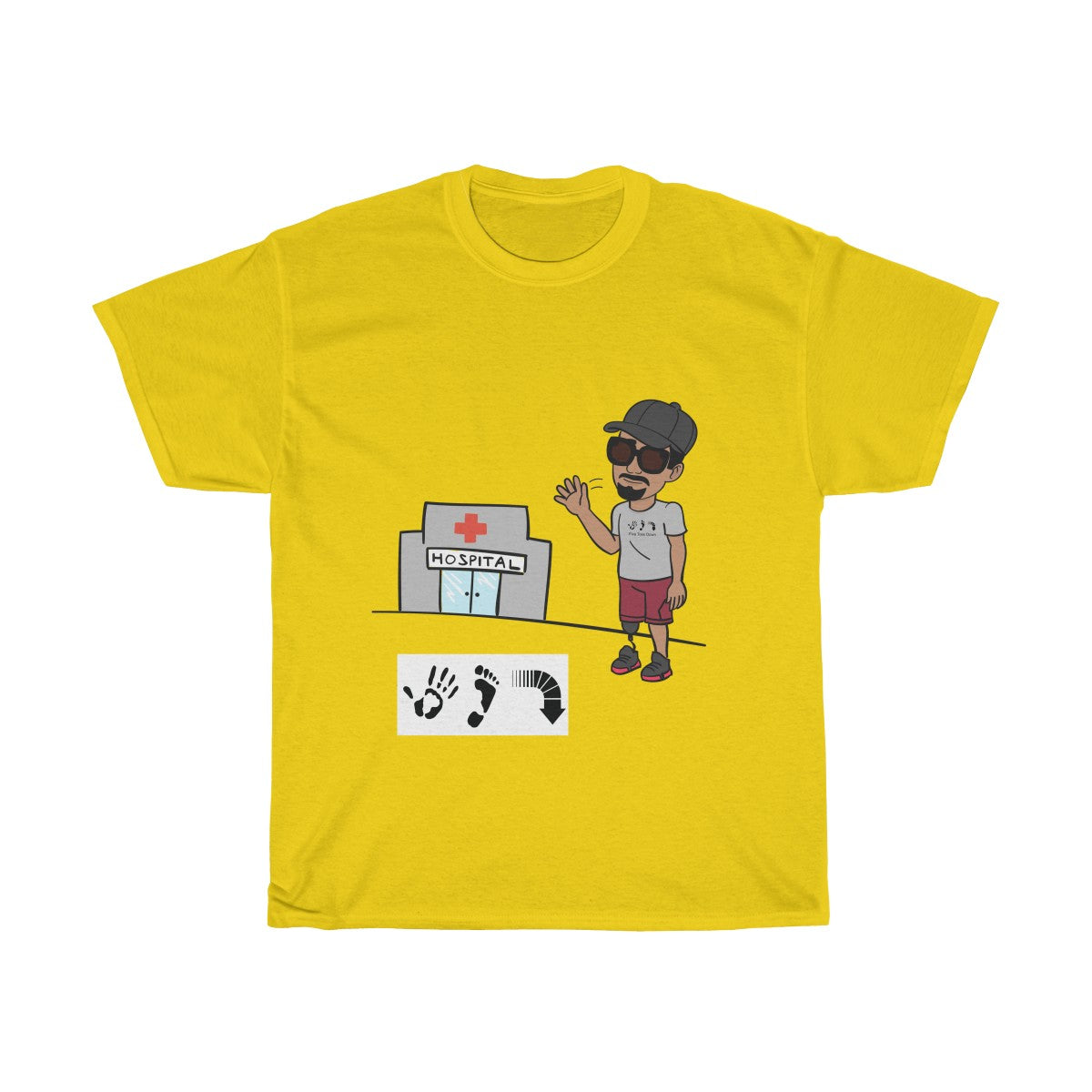 Five Toes Down Henry/Bye Cotton Tee