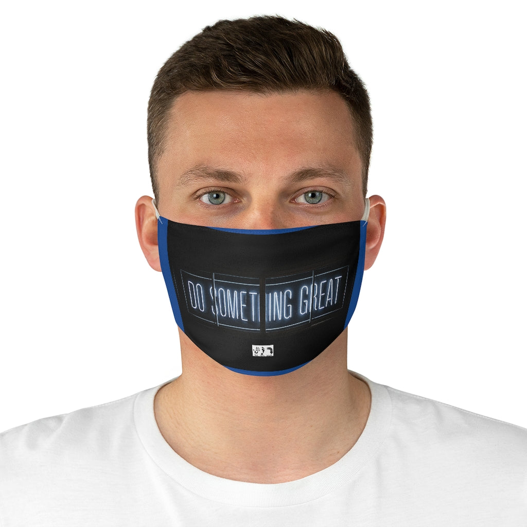 Five Toes Down Do Something Fabric Face Mask
