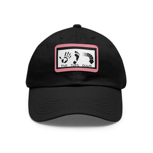 Five Toes Down Logo Hat with Leather Patch