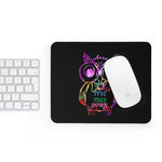 Five Toes Down Owl Mousepad