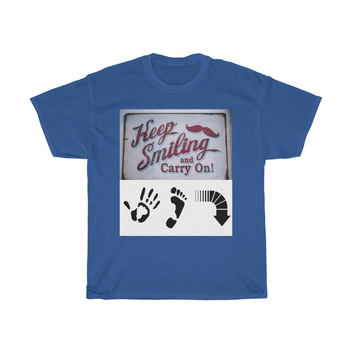 Five Toes Down Keep Smiling Unisex Tee