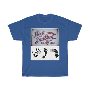 Five Toes Down Keep Smiling Unisex Tee