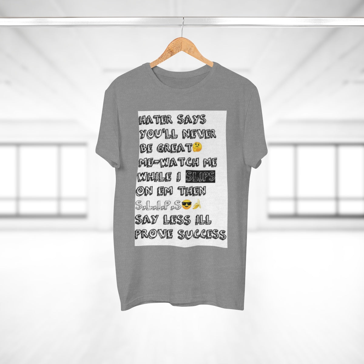 Five Toes Down Single Jersey Men's T-shirt Hater Says