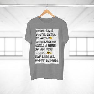 Five Toes Down Single Jersey Men's T-shirt Hater Says