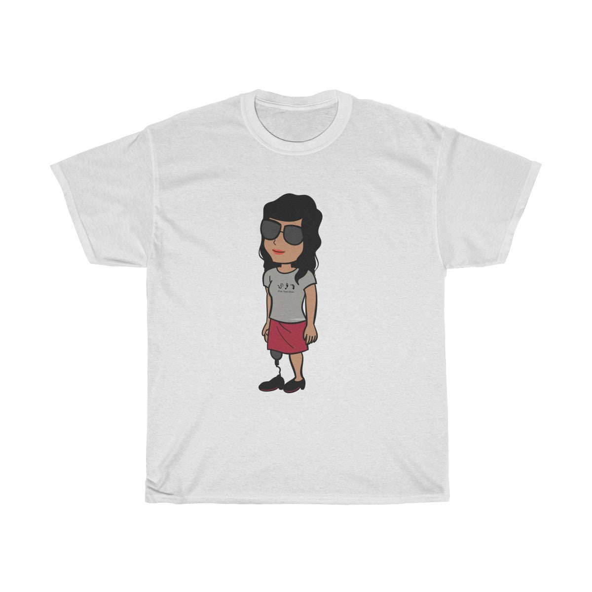 Five Toes Down Amp Woman Unisex Tee
